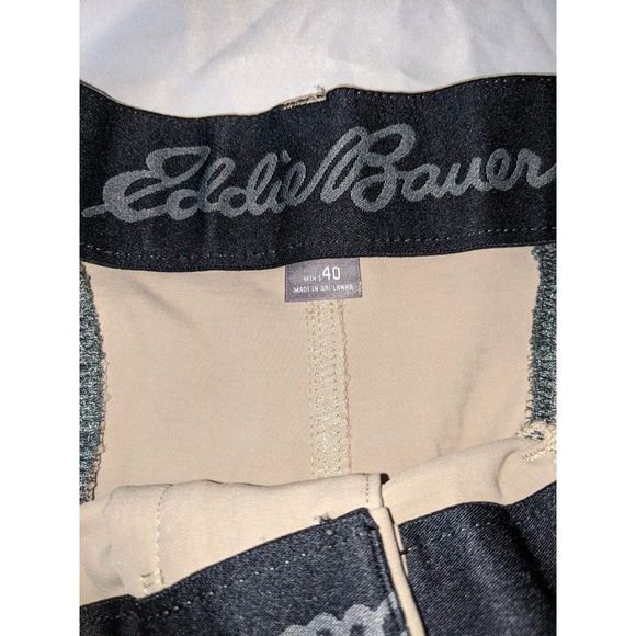 Eddie Bauer Mens Horizon Guide Wander Shorts Lot Of 3 Size 40 Olive‎ Khaki Gray - Picture 16 of 16